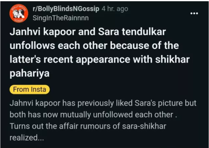 sara tendulkar's outing with shikhar pahariya sparks rumours