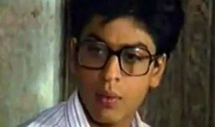 Image of younf shah rukh khan during his early days in T.v
