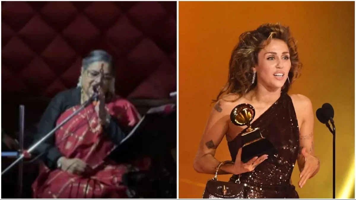 Usha Uthup's Show-Stopping Performance of Miley Cyrus's 'Flowers' Leaves Internet Awestruck
