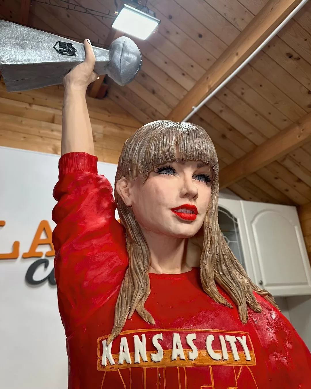 Life-Size Taylor Swift Cake Takes Social Media by Storm Ahead of Super Bowl LVIII, Crafted by UK Baker