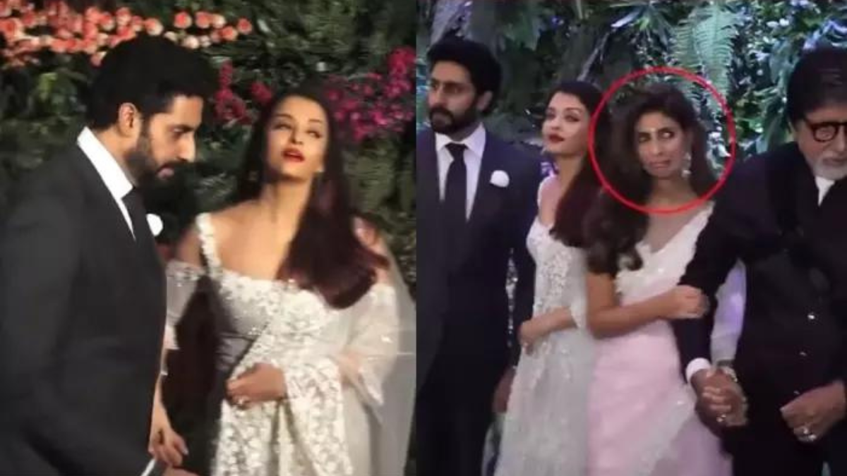 Shweta Bachchan's Reaction to Aishwarya Rai and Abhishek's Presence Sparks Controversy