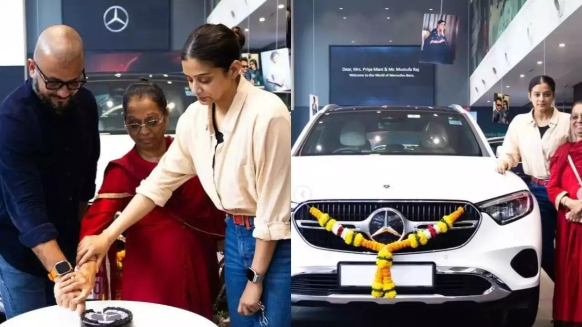 Priya Mani, the Jawan Actress Drives Off in Style with a Rs 75 Crore Mercedes Maybach!