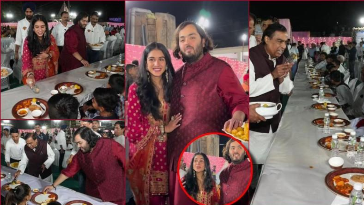 Anant Ambani and Radhika Merchant's Pre-Wedding Festivities Kick Off with Heartwarming 'Anna Seva'