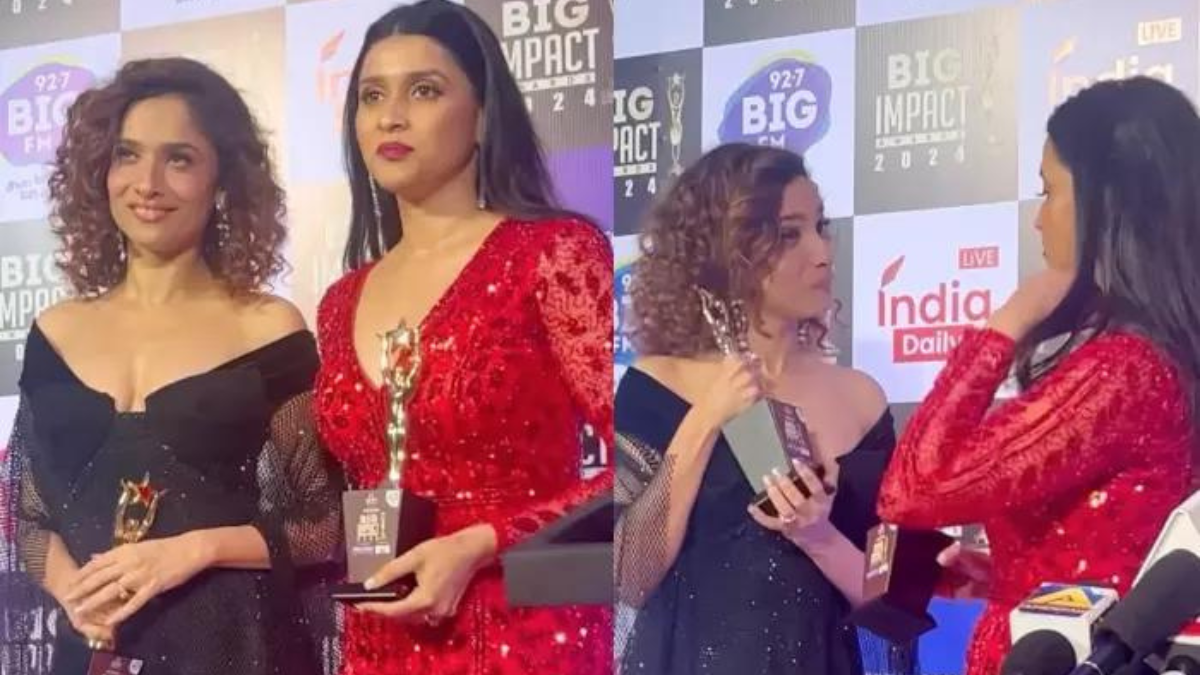 Playful Jab or Insecurity? Ankita Lokhande's Award Moment with Mannara Chopra Goes Viral