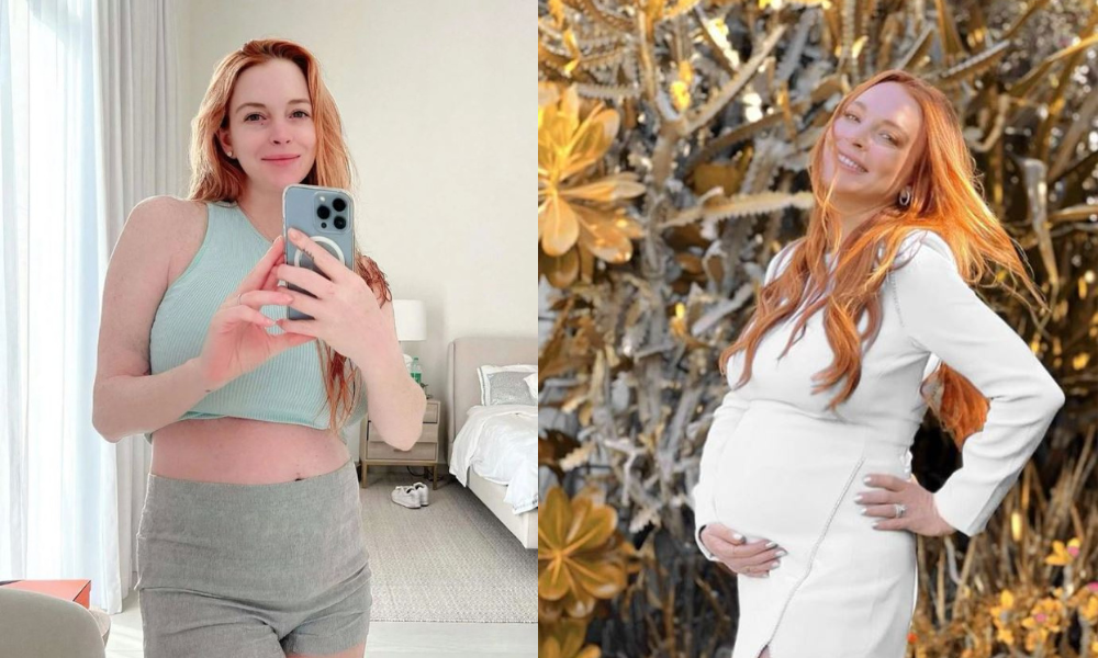Lindsay Lohan pregnancy Motherhood postpartum