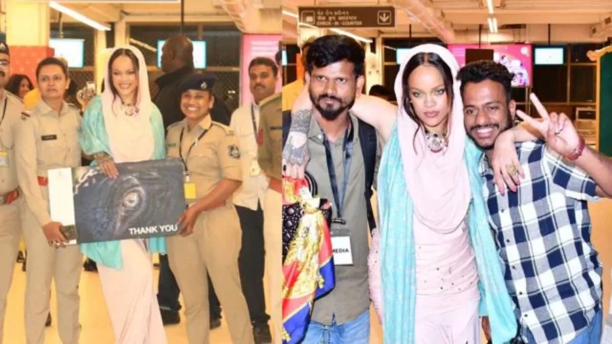 'Such A Humble Lady': Netizens Reacts While Rihanna Poses With A Police Woman And Paparazzi