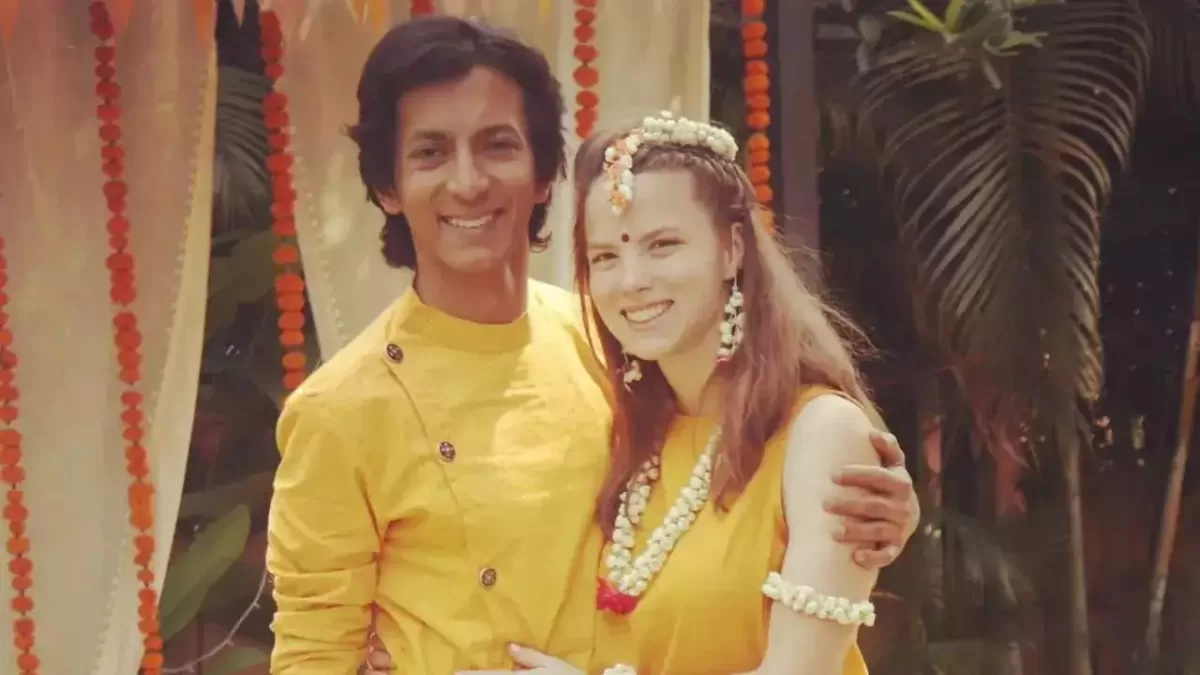Anshuman Jha and wife sierra