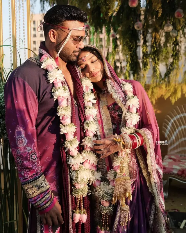 Divya agarwal and apurva padgaonkar's marriage pics