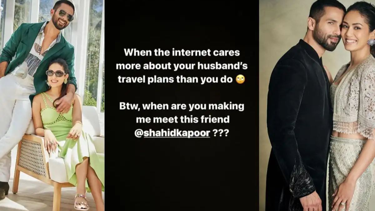 When are you making me meet this friend?: Mira Rajput's Hilarious Response to Shahid Kapoor's Travel Itinerary Leak