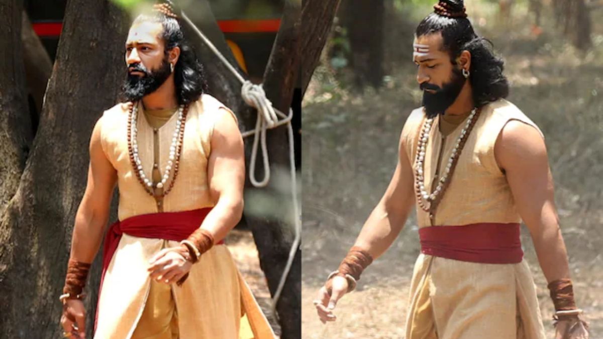 Vicky Kaushal's Majestic Look as Chhatrapati Sambhaji Maharaj Leaked from Chhava Set!