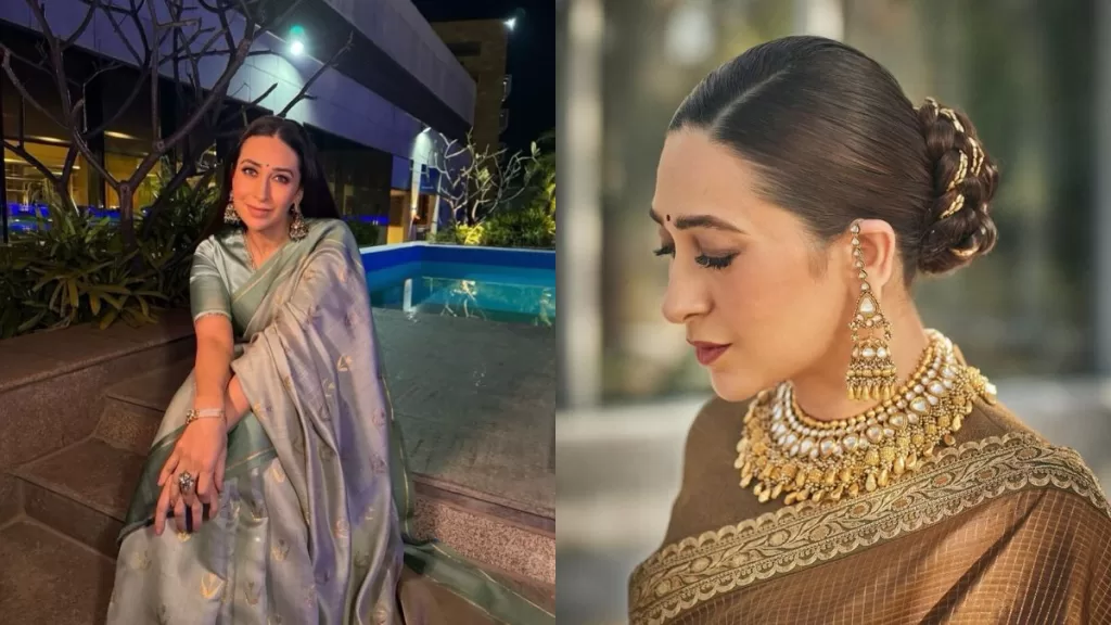 Karisma Kapoor's Stunning Chanderi Silk Saree Look Sets Summer Fashion Goals!