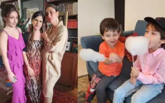 Saba Pataudi Unveils Exclusive Easter Snaps of Taimur and Jeh, Spreading Joy!