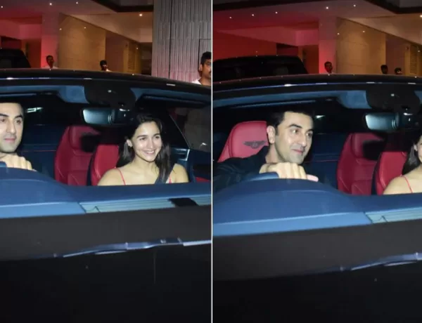 Wife Alia Bhatt is taken for a drive in a brand-new car by Ranbir Kapoor!