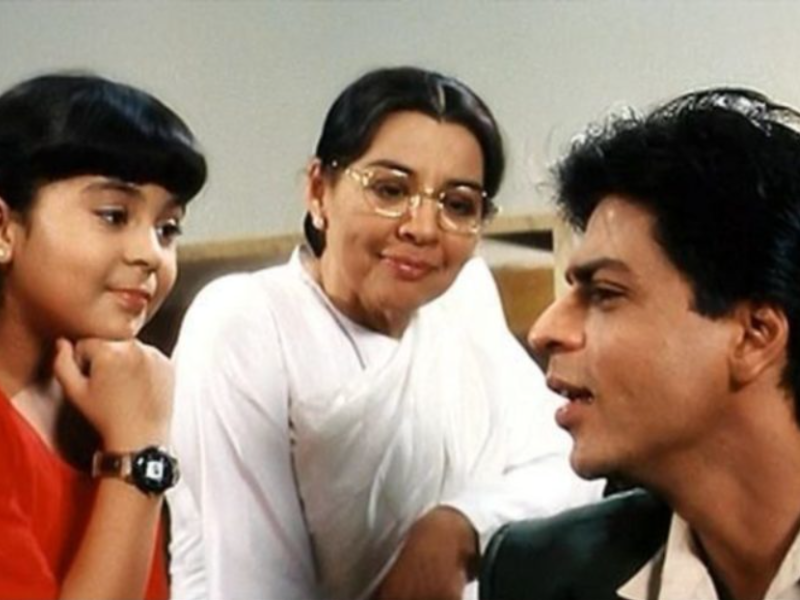 Farida Jalal SRK in Kuch Kuch Hota Hai