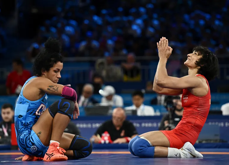 Indian female wrestlers