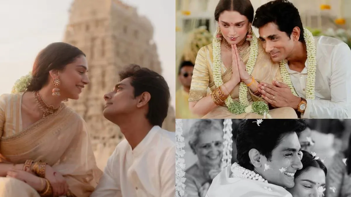 Aditi Hydari Rao and Sidhharth Wedding pictures