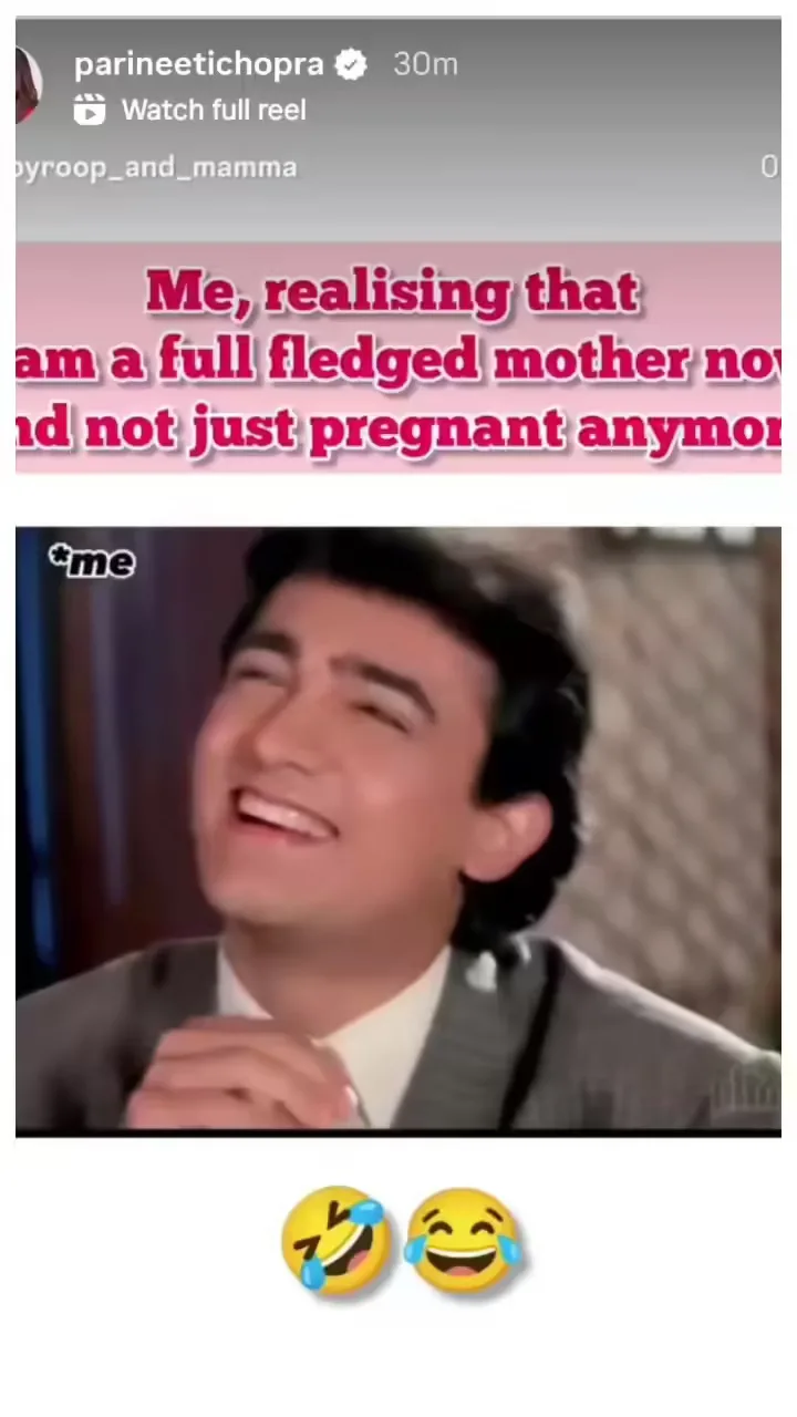 Parineeti's satire on full fledge mom