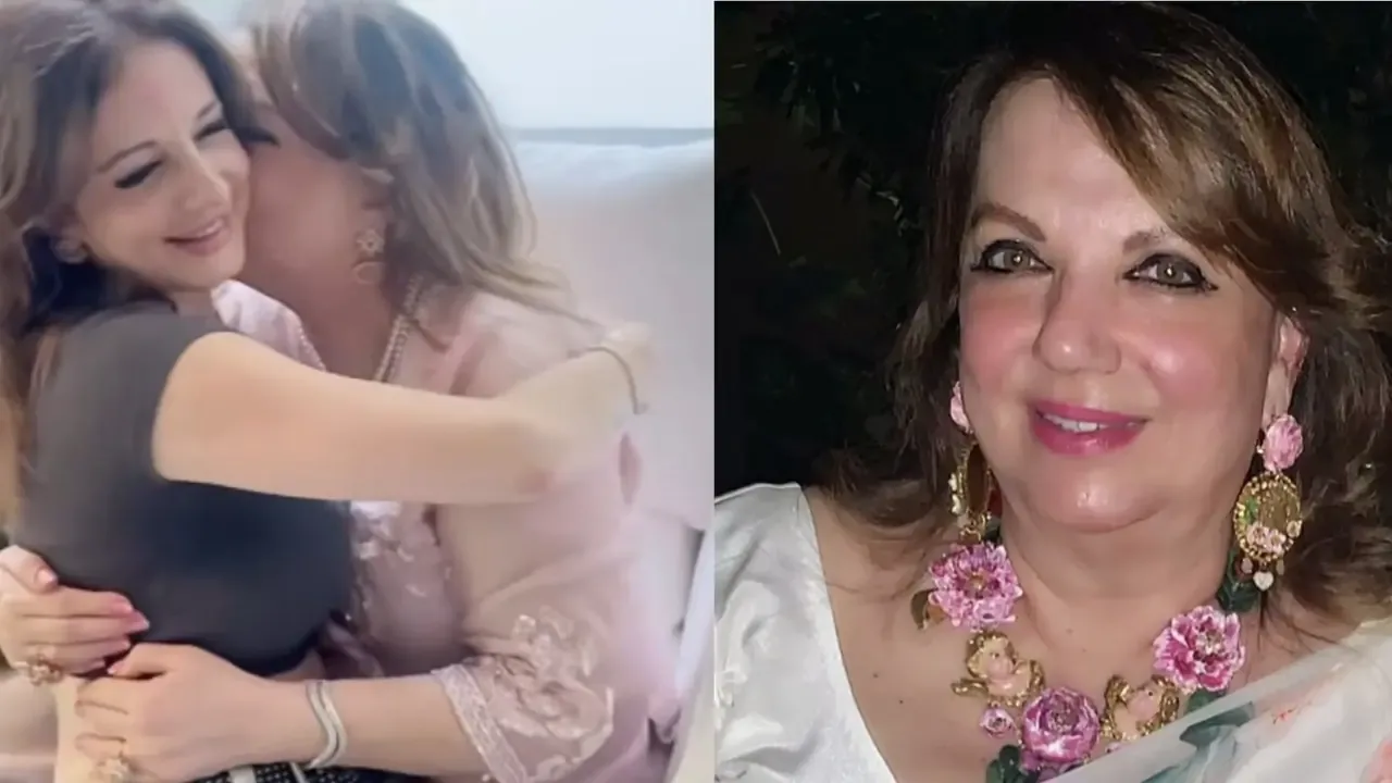 Sussanne Khan breaks down for her mother