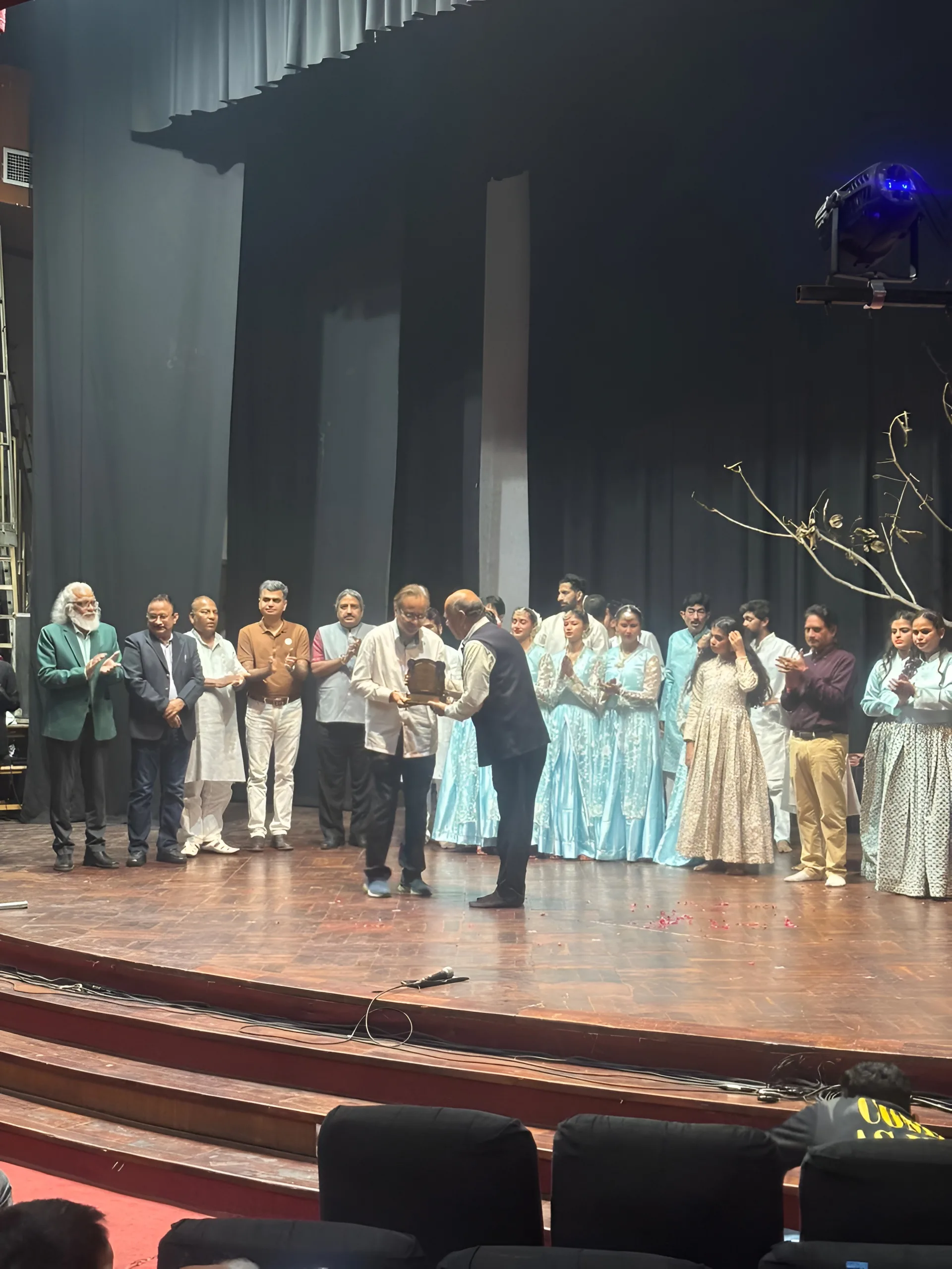 Honouring night at Aiwan-e-Ghalib Auditorium