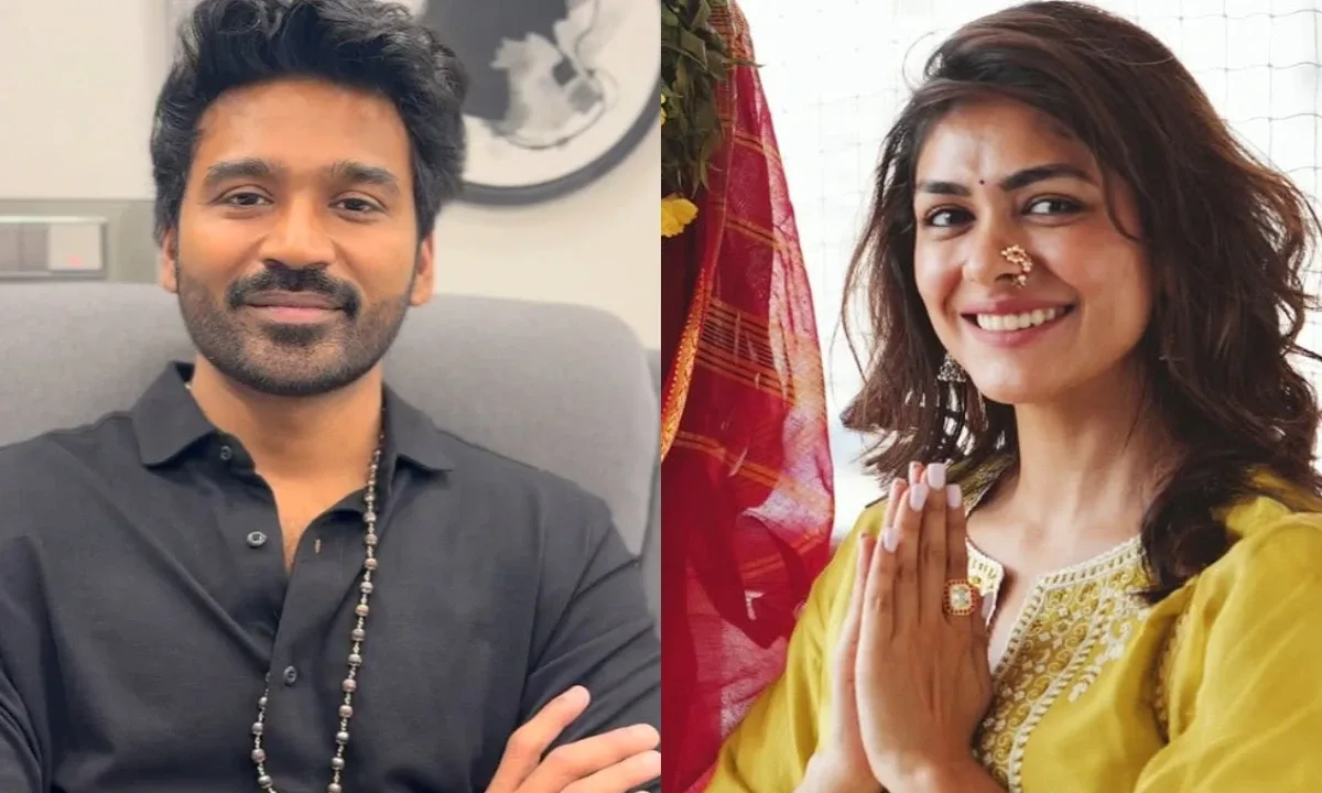 Dhanush and Mrunal