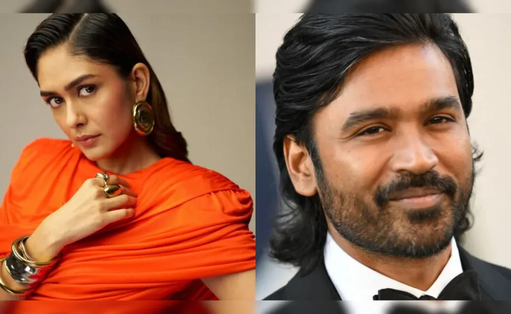 Mrunal and Dhanush